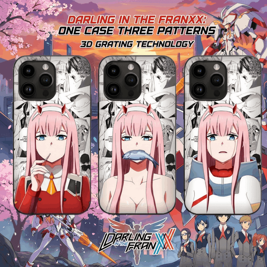 Zero Two Lollipop-Fish-Crying 3D Phone Case