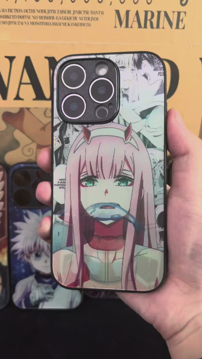 Zero Two Lollipop-Fish-Crying 3D Phone Case